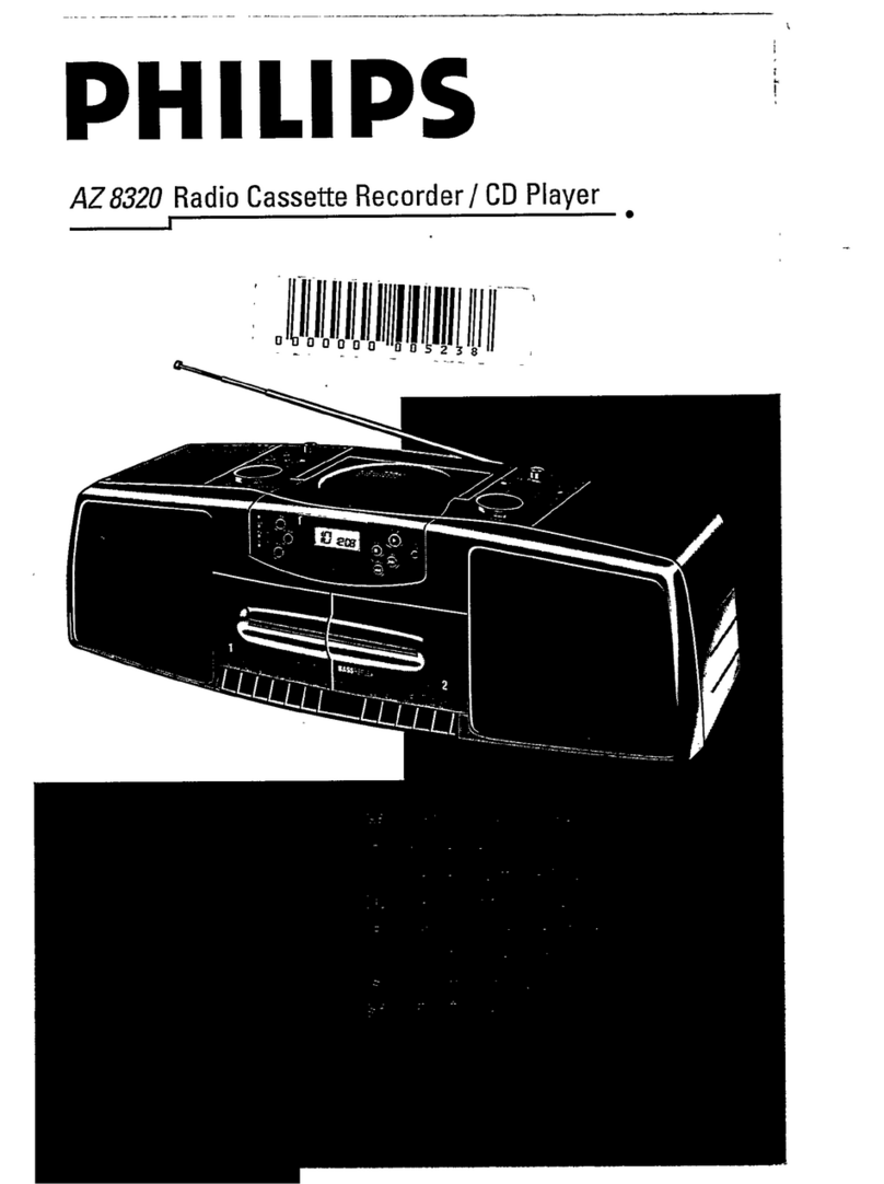 Philips AZ 8320 Manuel utilisateur