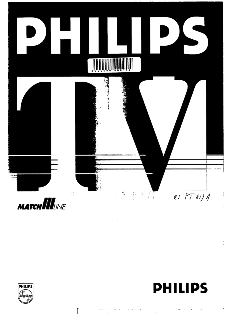 Philips TV Manuel utilisateur Philips TV Manuel utilisateur