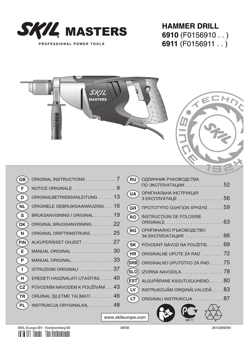 Skil Master Masters 6910 Manuel utilisateur
