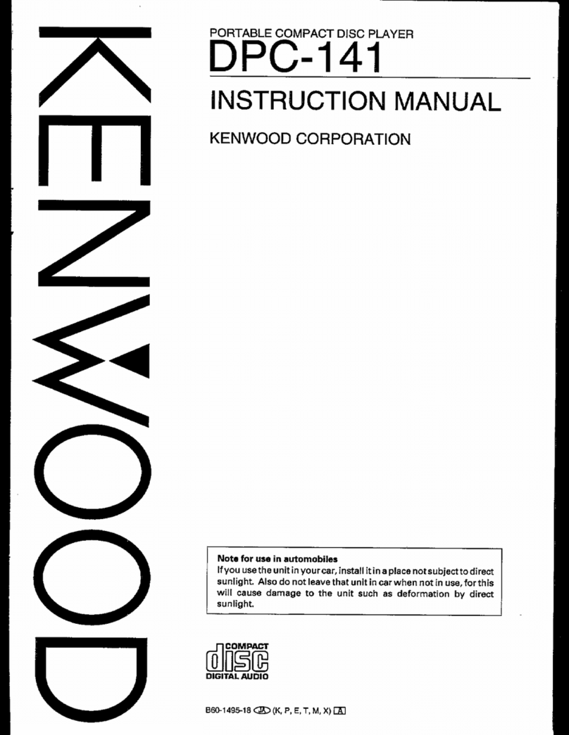 Kenwood DPC-141 Manuel utilisateur