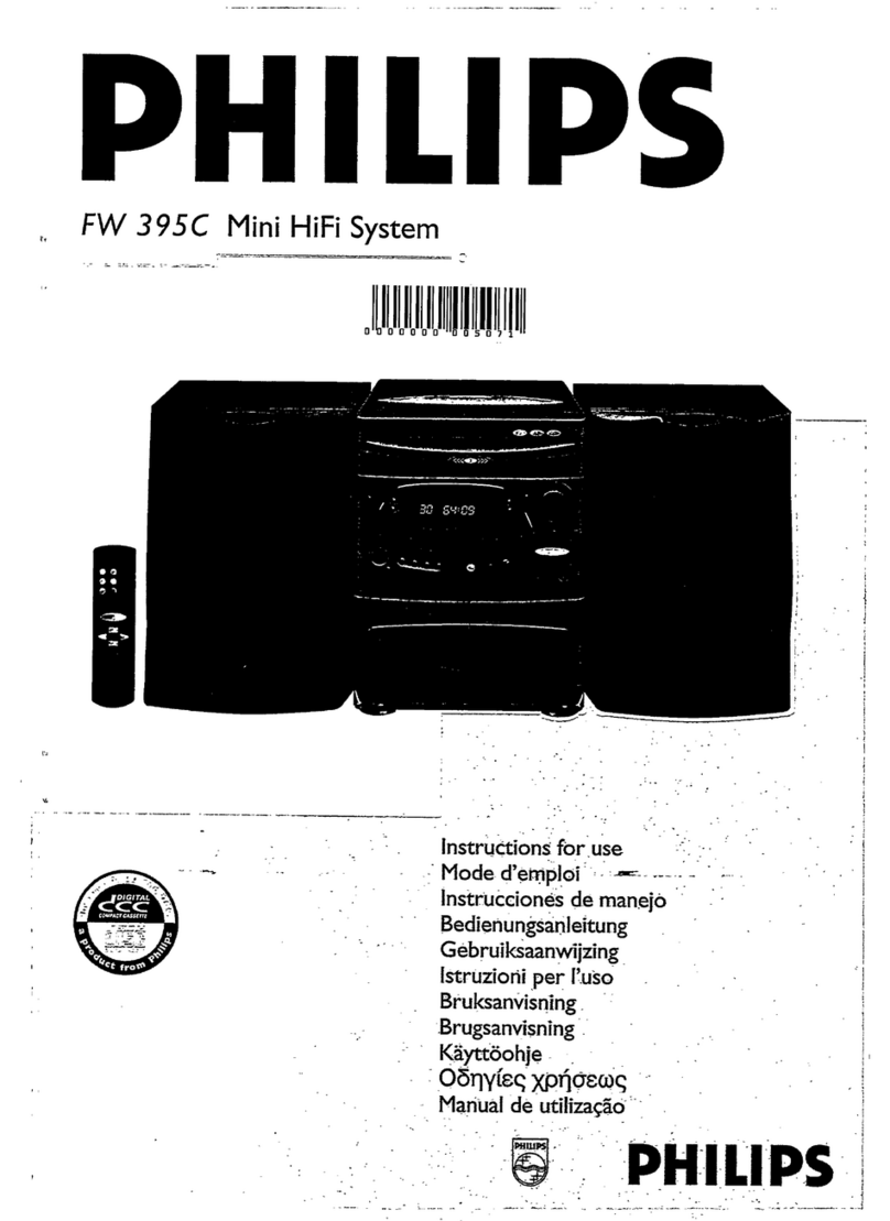 Philips FW 395C Manuel utilisateur