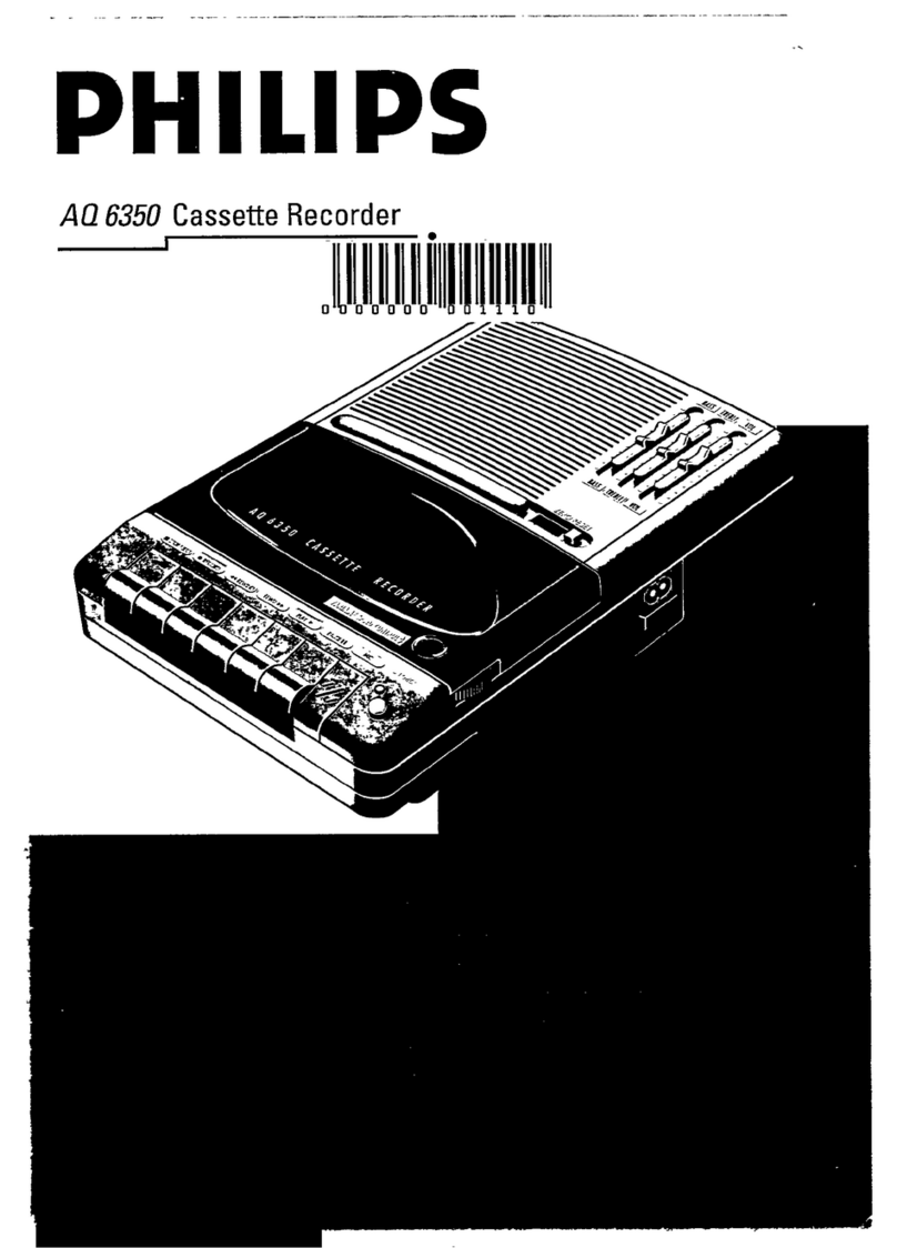 Philips AQ 6350 Manuel utilisateur