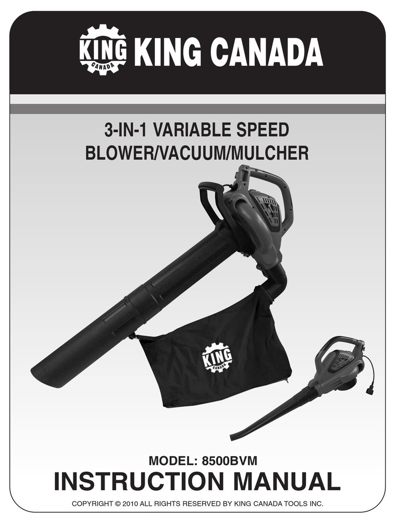 King Canada 8500BVM Manuel utilisateur