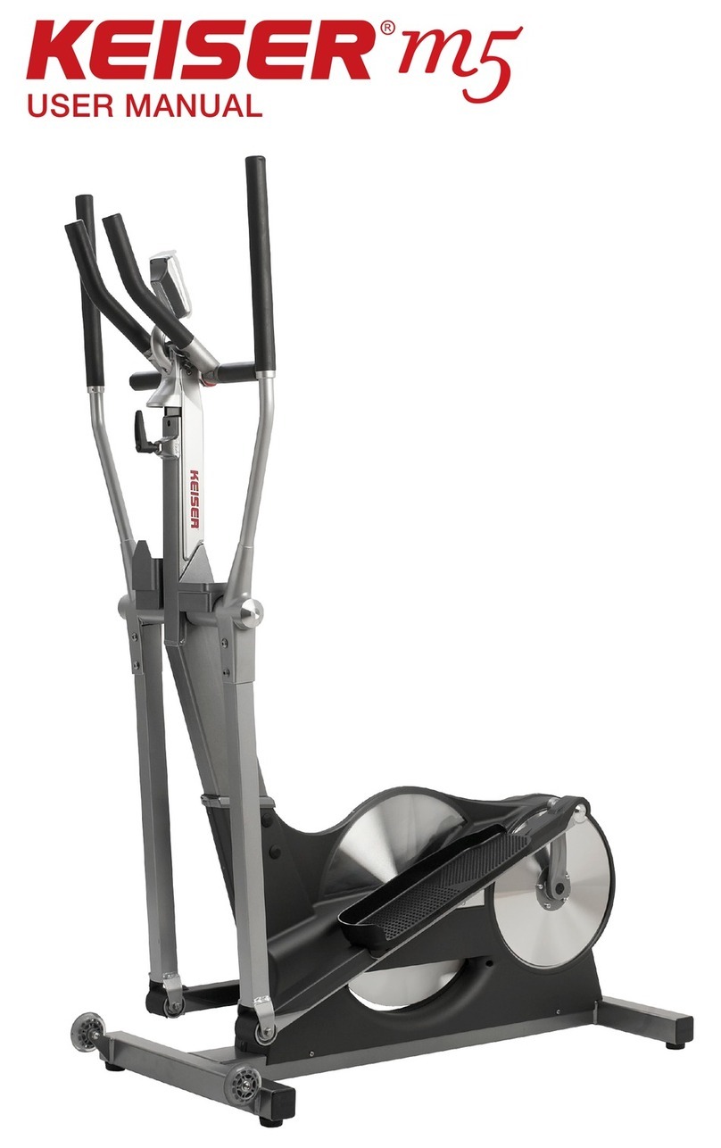 Keiser m5 Manuel utilisateur