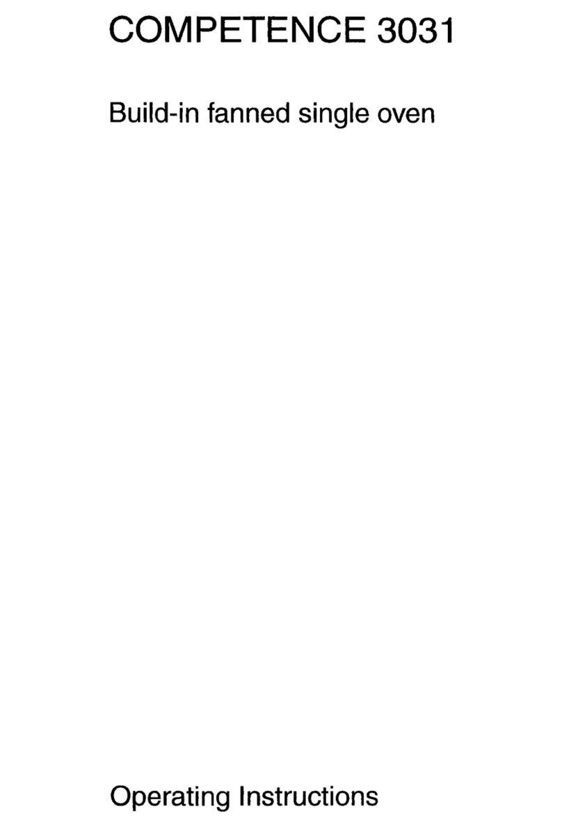 AEG COMPETENCE 3031 Manuel utilisateur
