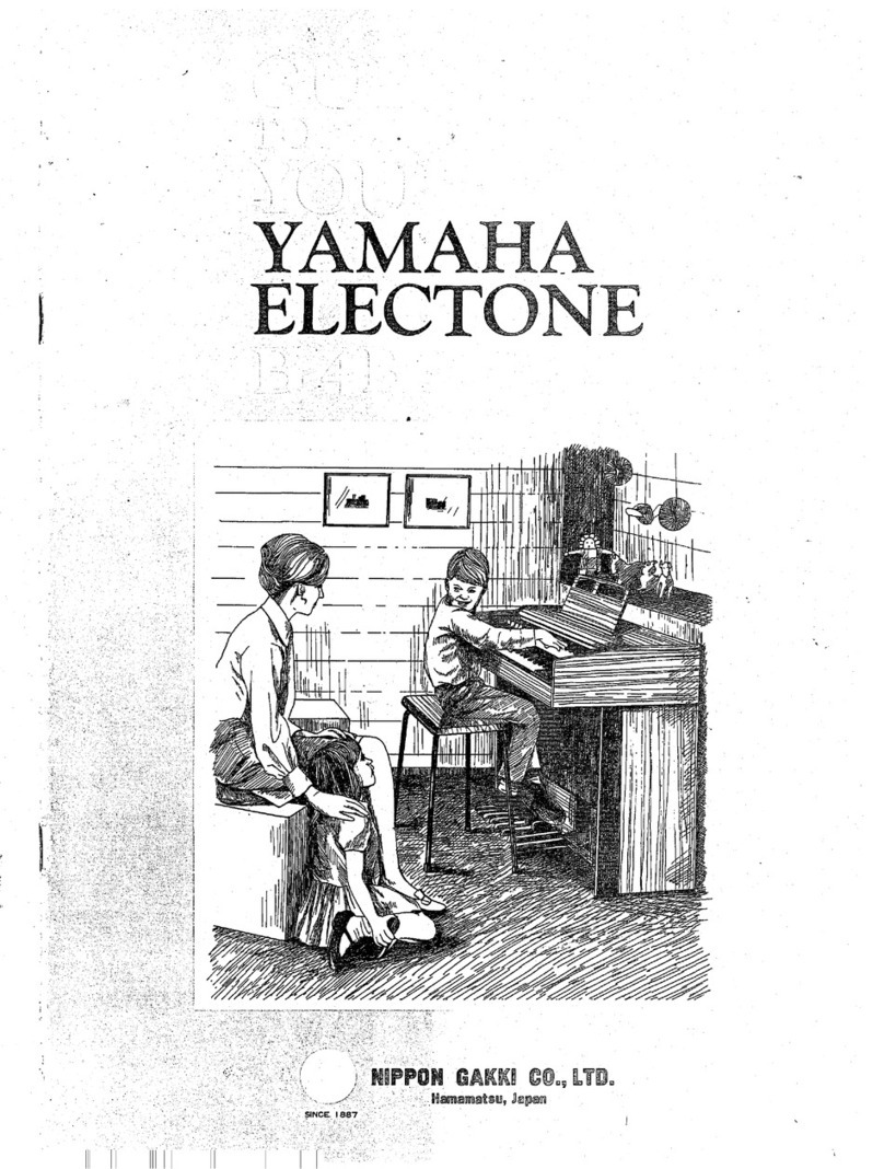 Yamaha Electone B-4B Manuel utilisateur
