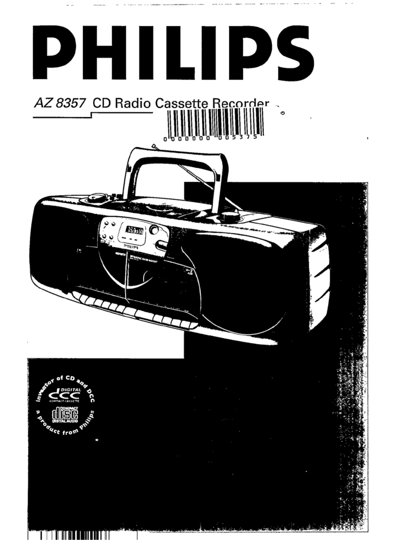 Philips AZ 8357 Manuel utilisateur