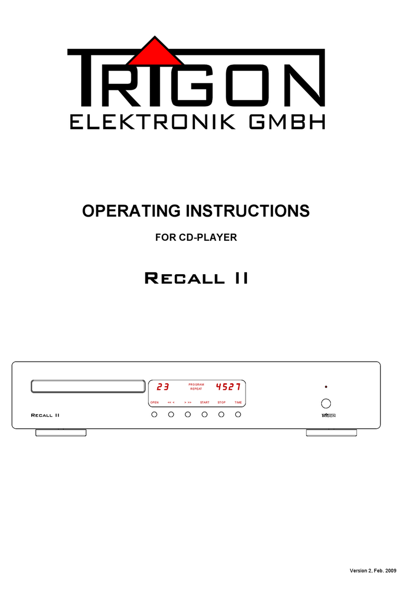 Trigon Recall II Manuel utilisateur