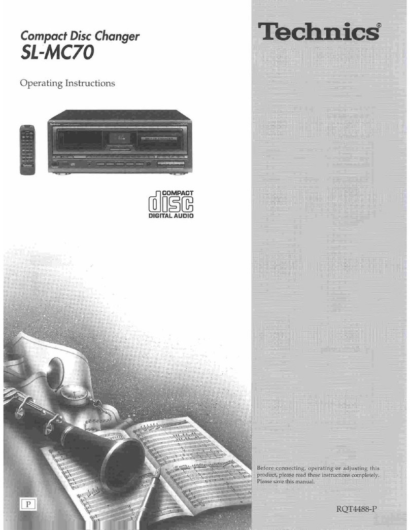 Technics SL-MC70 Manuel utilisateur
