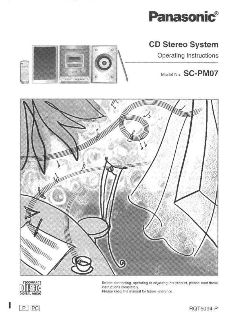 Panasonic SC-PM07 Manuel utilisateur