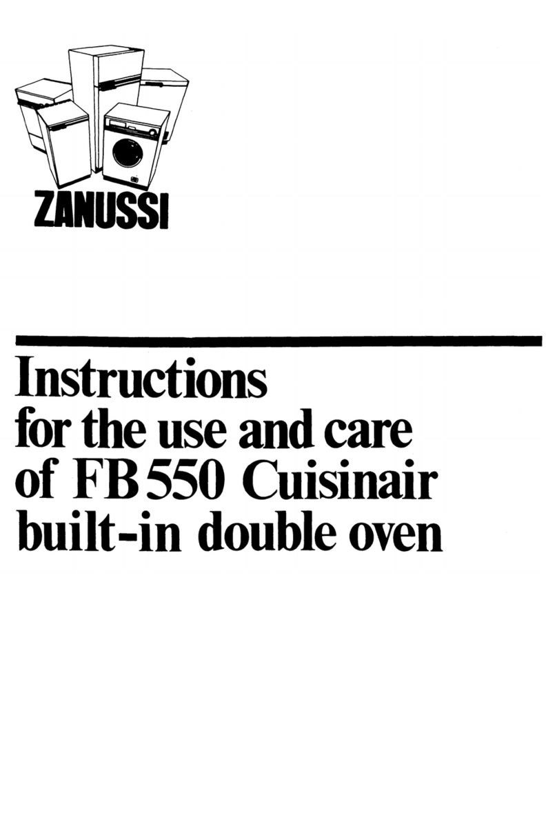 Zanussi FB550 Guide de référence rapide