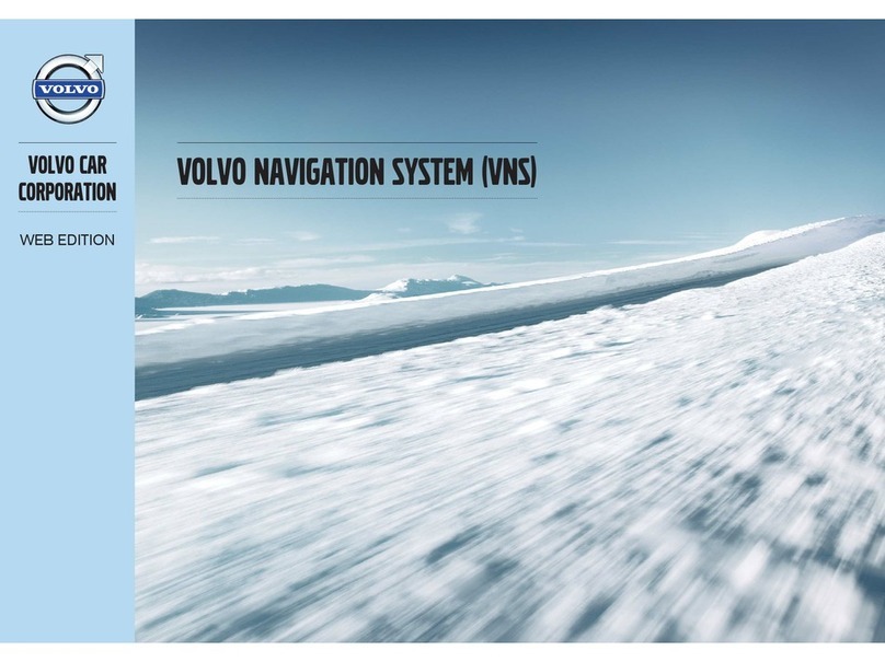 Volvo VOLVO NAVIGATION SYSTEM (VNS) Manuel utilisateur