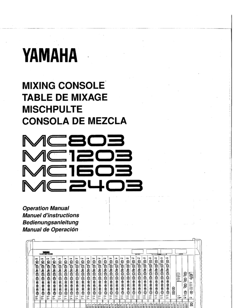 Yamaha MC803 Manuel utilisateur