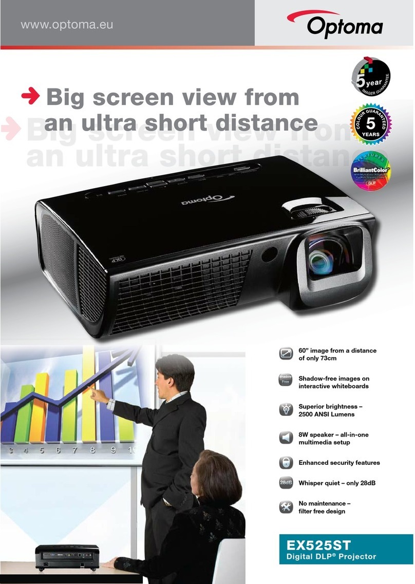 Optoma Optoma EX525ST Manuel utilisateur