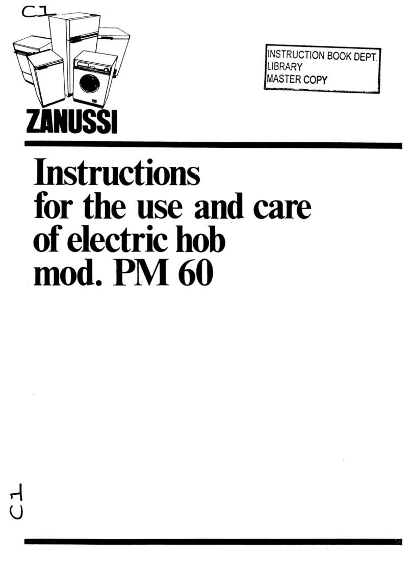 Zanussi PM 60 Instructions de montage