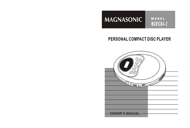 Magnasonic MCD5304-2 Manuel utilisateur