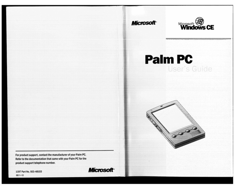 Microsoft Palm PC Manuel utilisateur