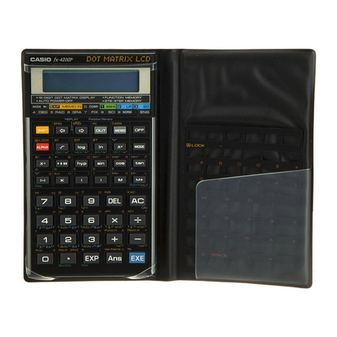 Casio fx-4200P Manuel utilisateur