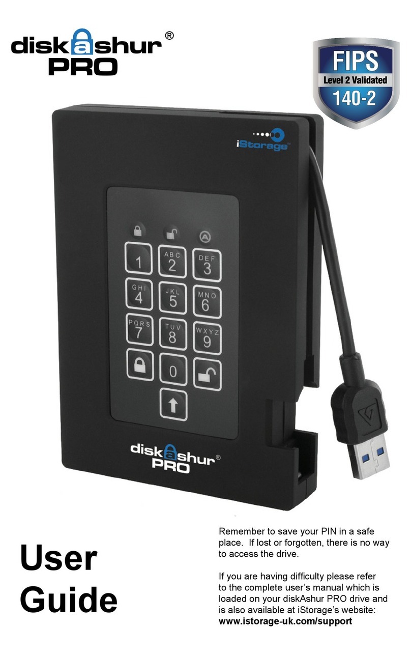 Diskashur iStorage Manuel utilisateur