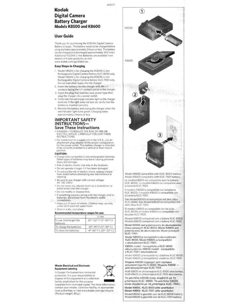 Kodak K8S00 Manuel utilisateur