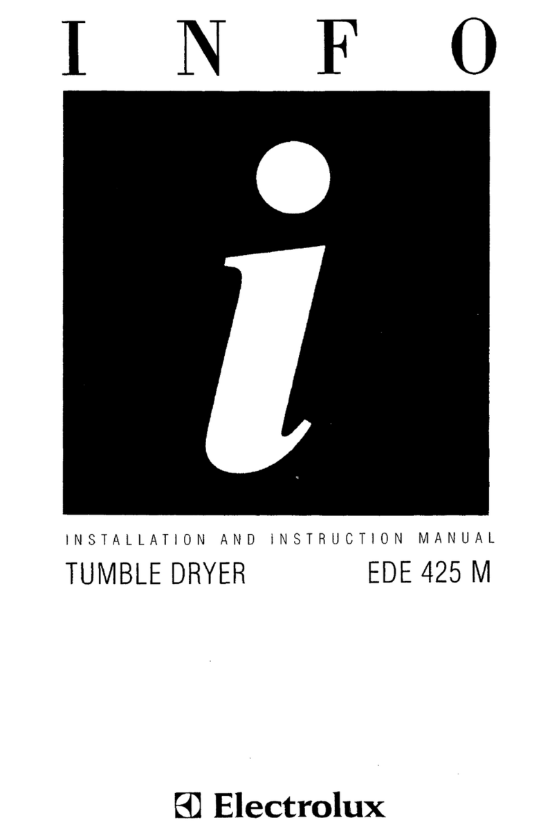 Electrolux EDE 425 M Guide rapide Electrolux EDE 425 M Guide rapide