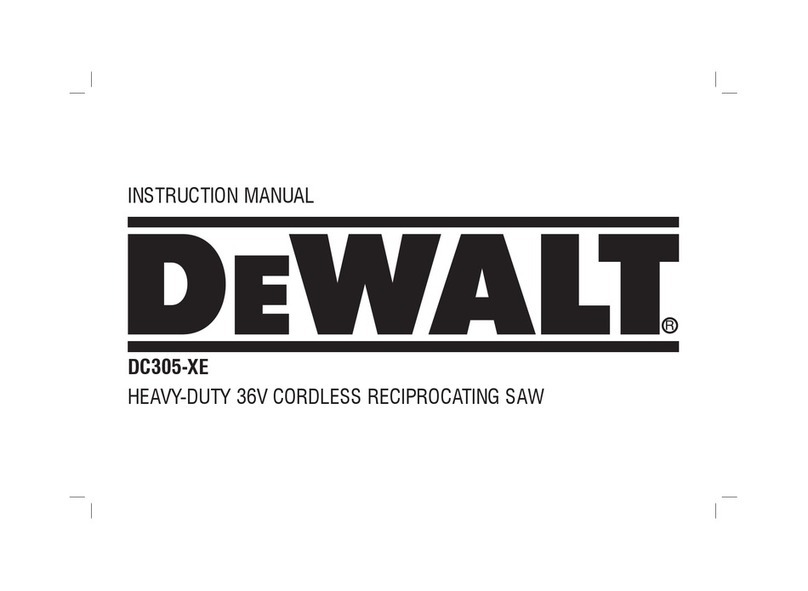 DeWalt DC305-XE Manuel utilisateur