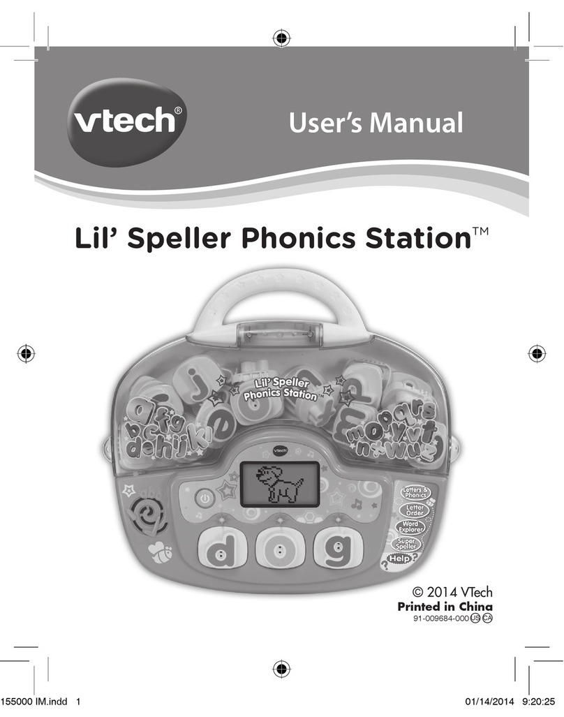 V-tech Lil' Speller Phonics Station Manuel utilisateur V-tech Lil' Speller Phonics Station Manuel utilisateur