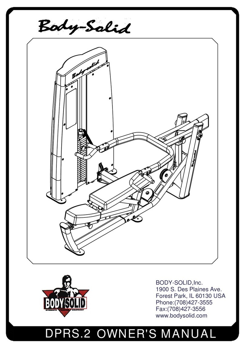 Body Solid DPRS.2 Manuel utilisateur