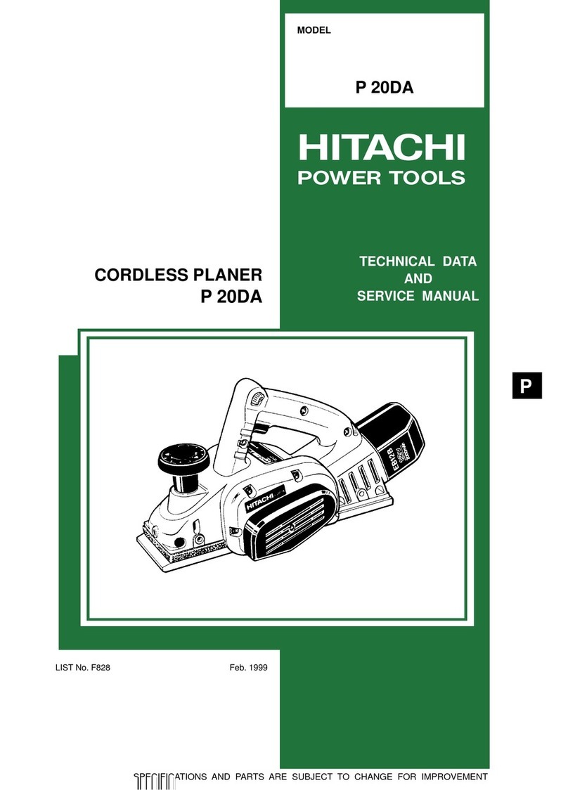 Hitachi P 20DA Manuel
