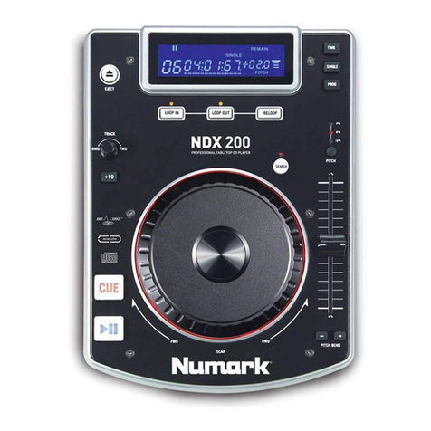 Numark NDX200 Manuel utilisateur