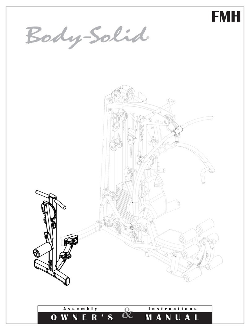 Body Solid FMH Manuel utilisateur Body Solid FMH Manuel utilisateur