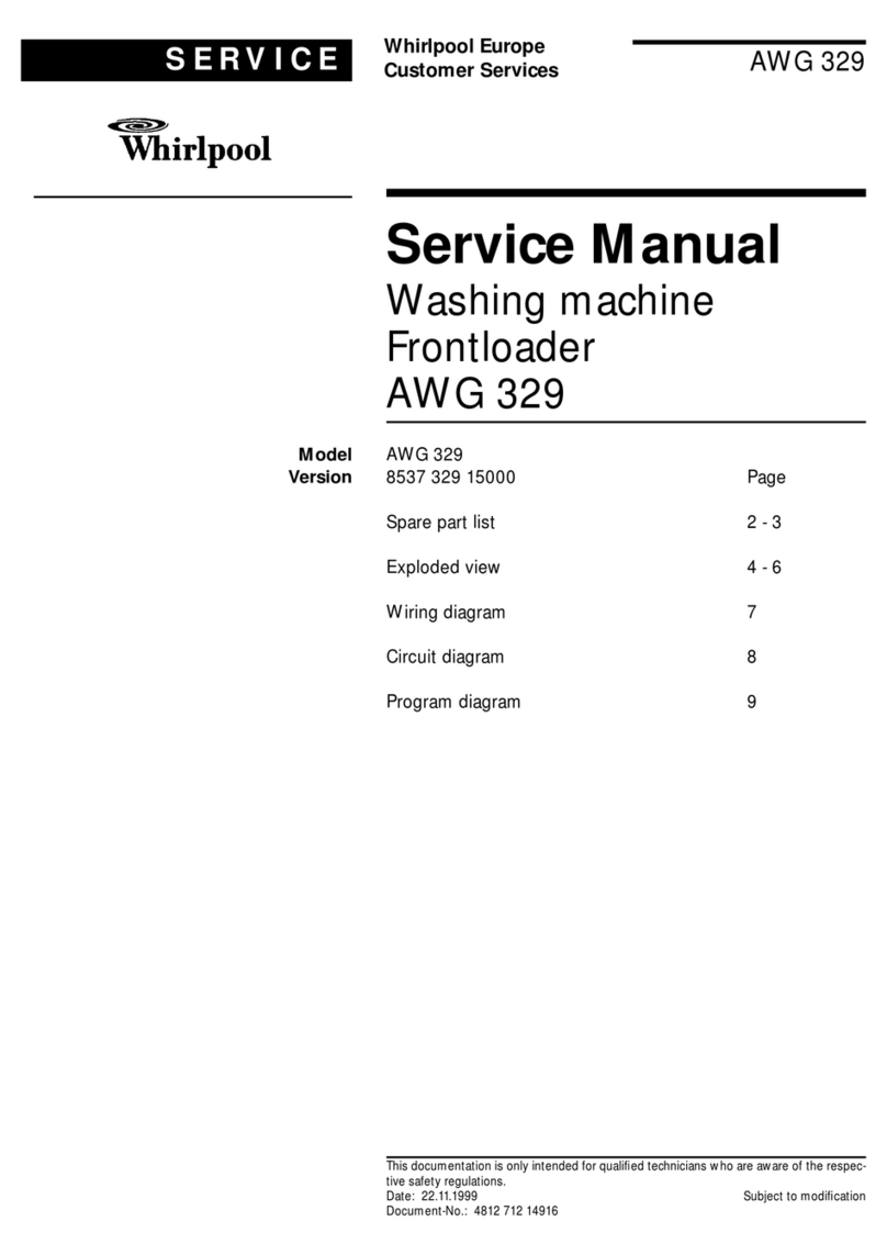 Whirlpool AWG 329 Manuel utilisateur