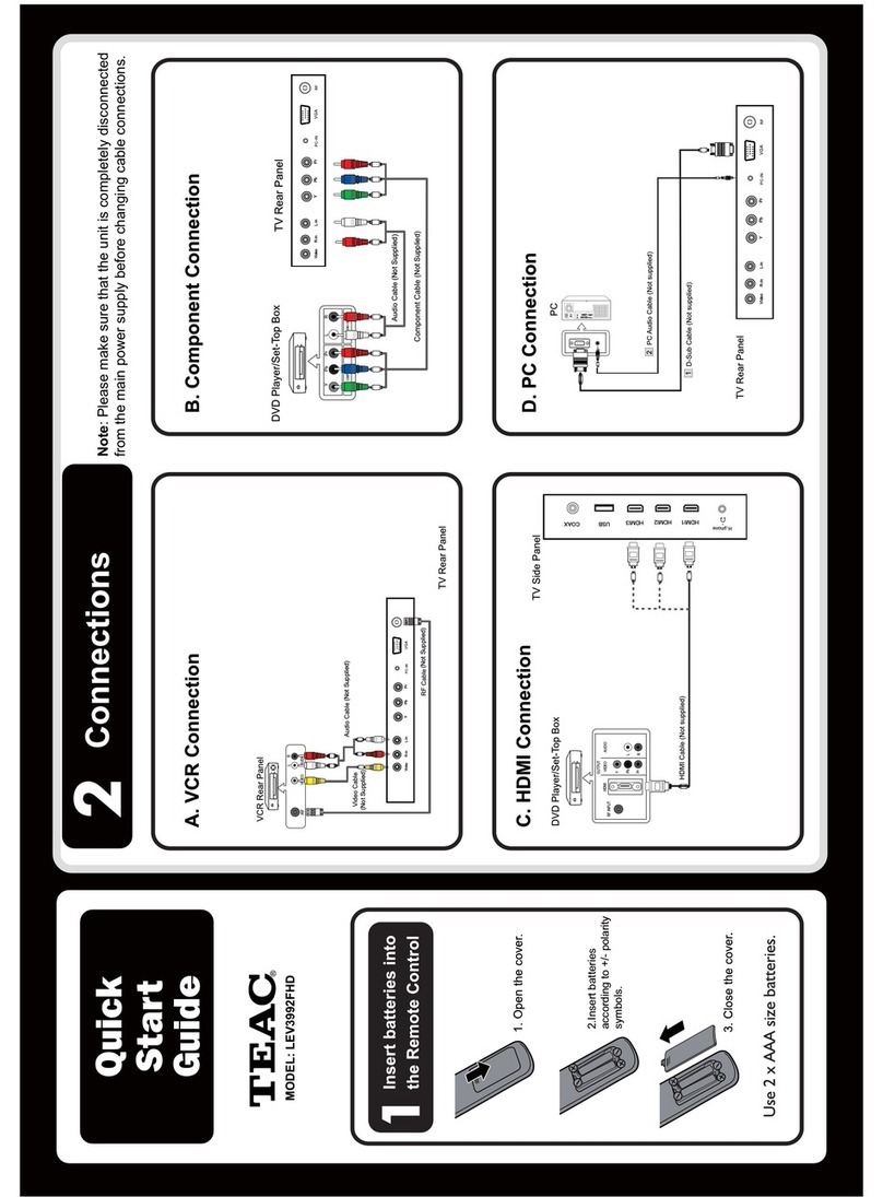 Teac LEV3992FHD Manuel utilisateur