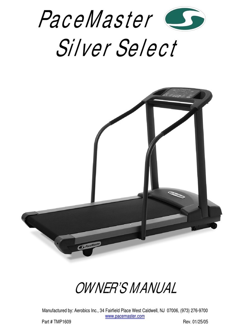 PaceMaster Silver Select TMP1609 Manuel utilisateur