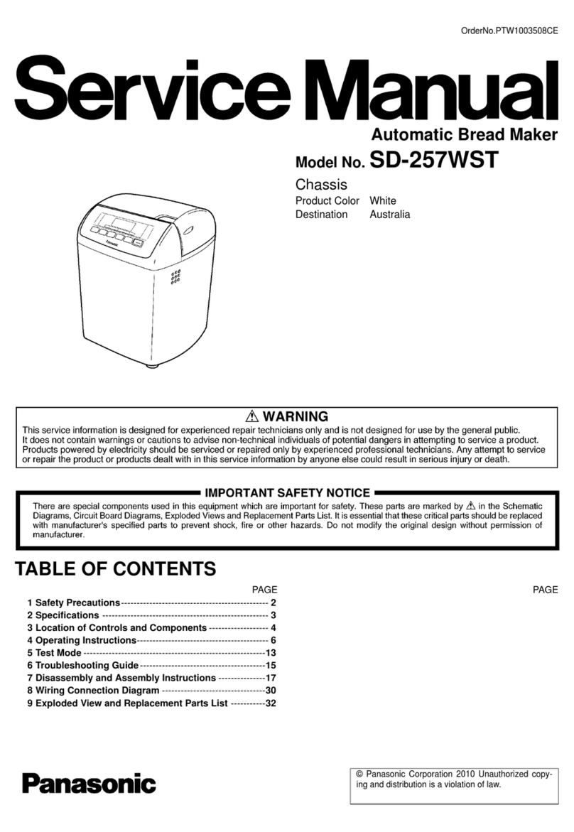 Panasonic SD-257WST Manuel utilisateur