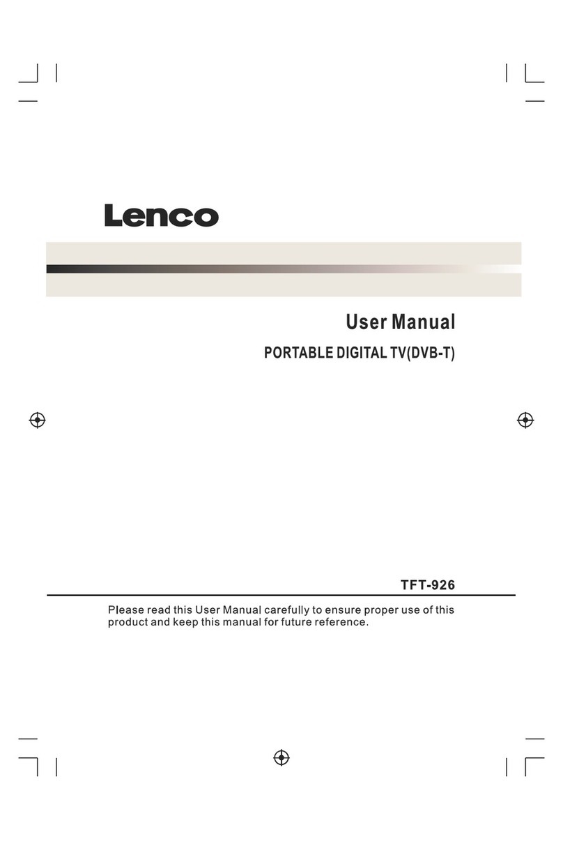 LENCO TFT-926 Manuel utilisateur