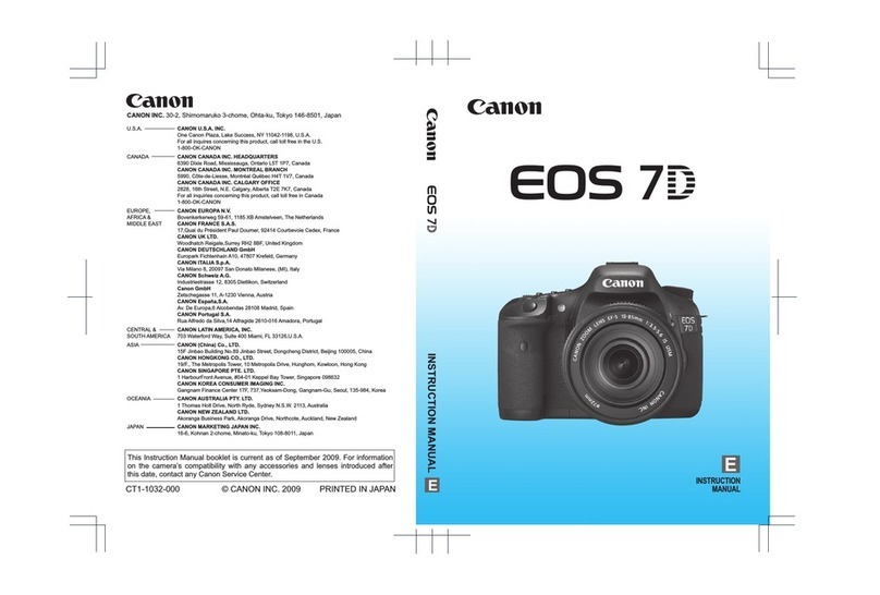 Canon EOS 7D Mark II (G) Manuel utilisateur