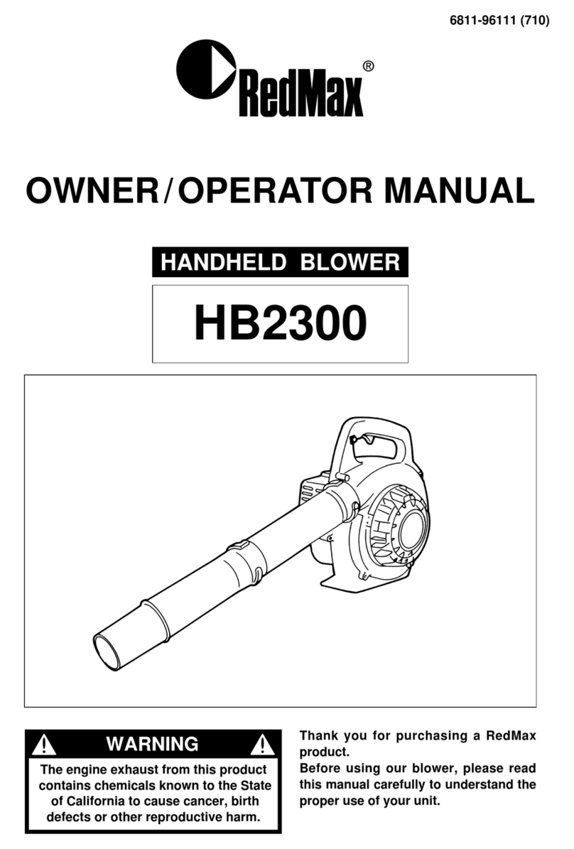 RedMax HB2300 Manuel du propriétaire