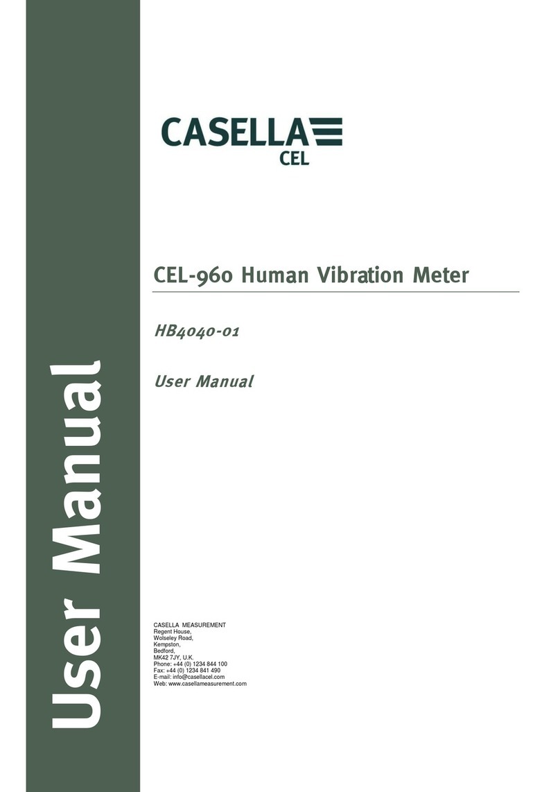 Casella CEL-960 Manuel utilisateur