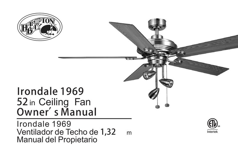 HAMPTON BAY Irondale 1969 Manuel utilisateur