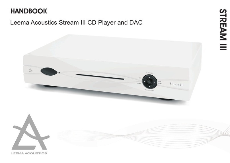 leema-acoustics STREAM III Manuel utilisateur leema-acoustics STREAM III Manuel utilisateur