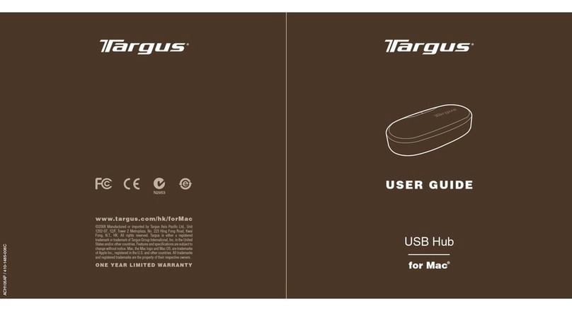 Targus USB HUB Manuel utilisateur