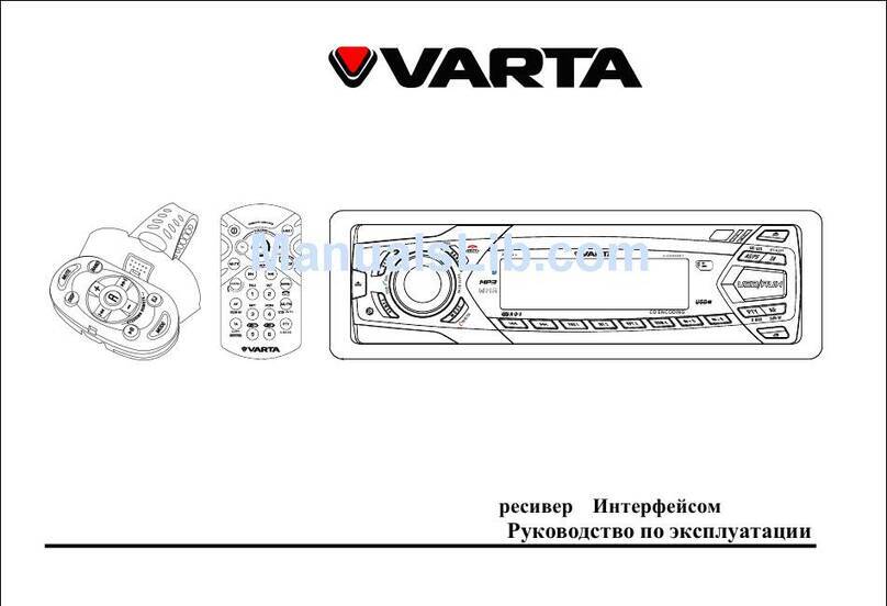Varta V-CD600BT Manuel utilisateur Varta V-CD600BT Manuel utilisateur