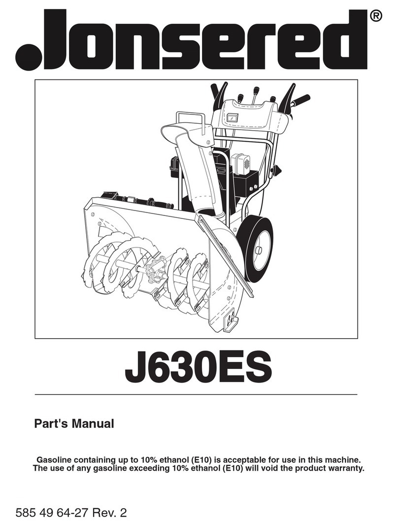 Jonsered J630ES Manuel utilisateur