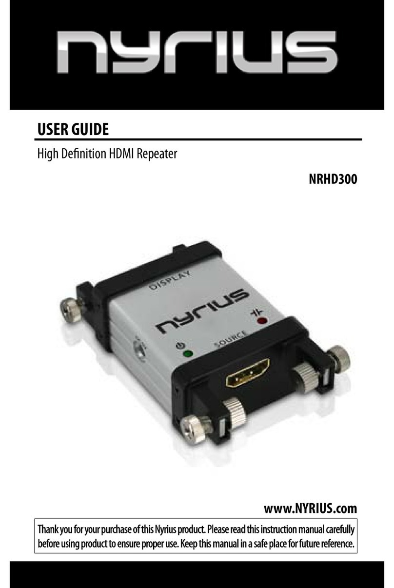 Nyrius NRHD300 Manuel utilisateur