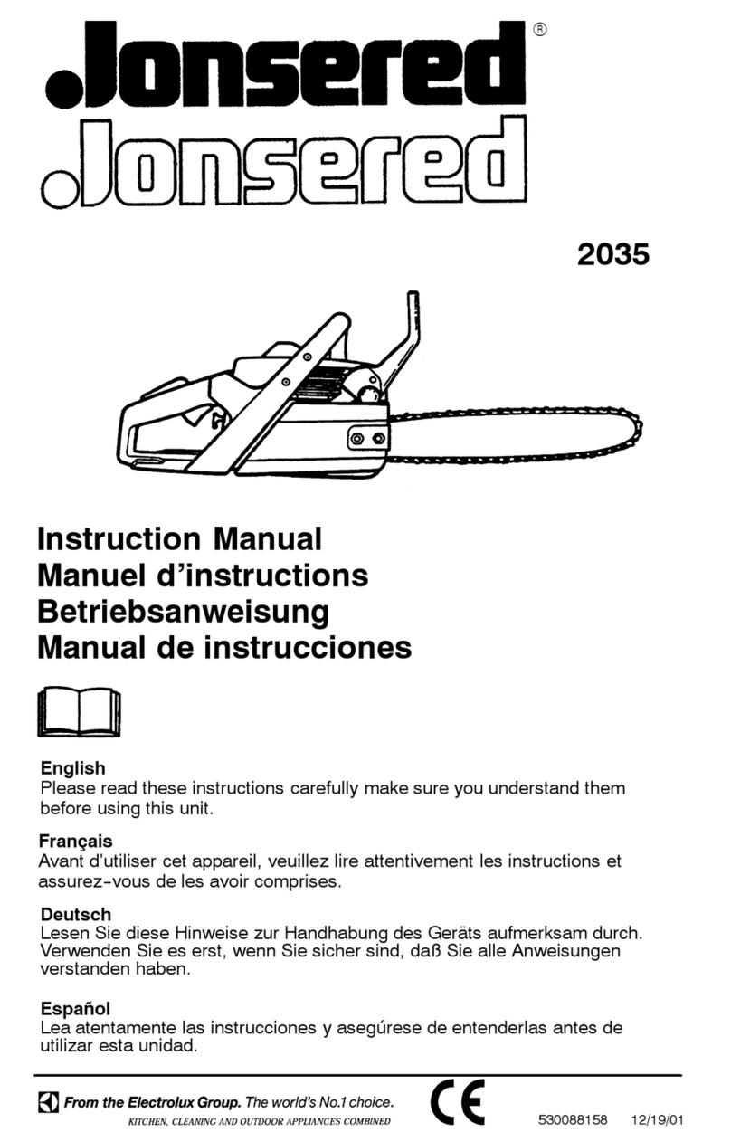 Jonsered 2035 Manuel utilisateur