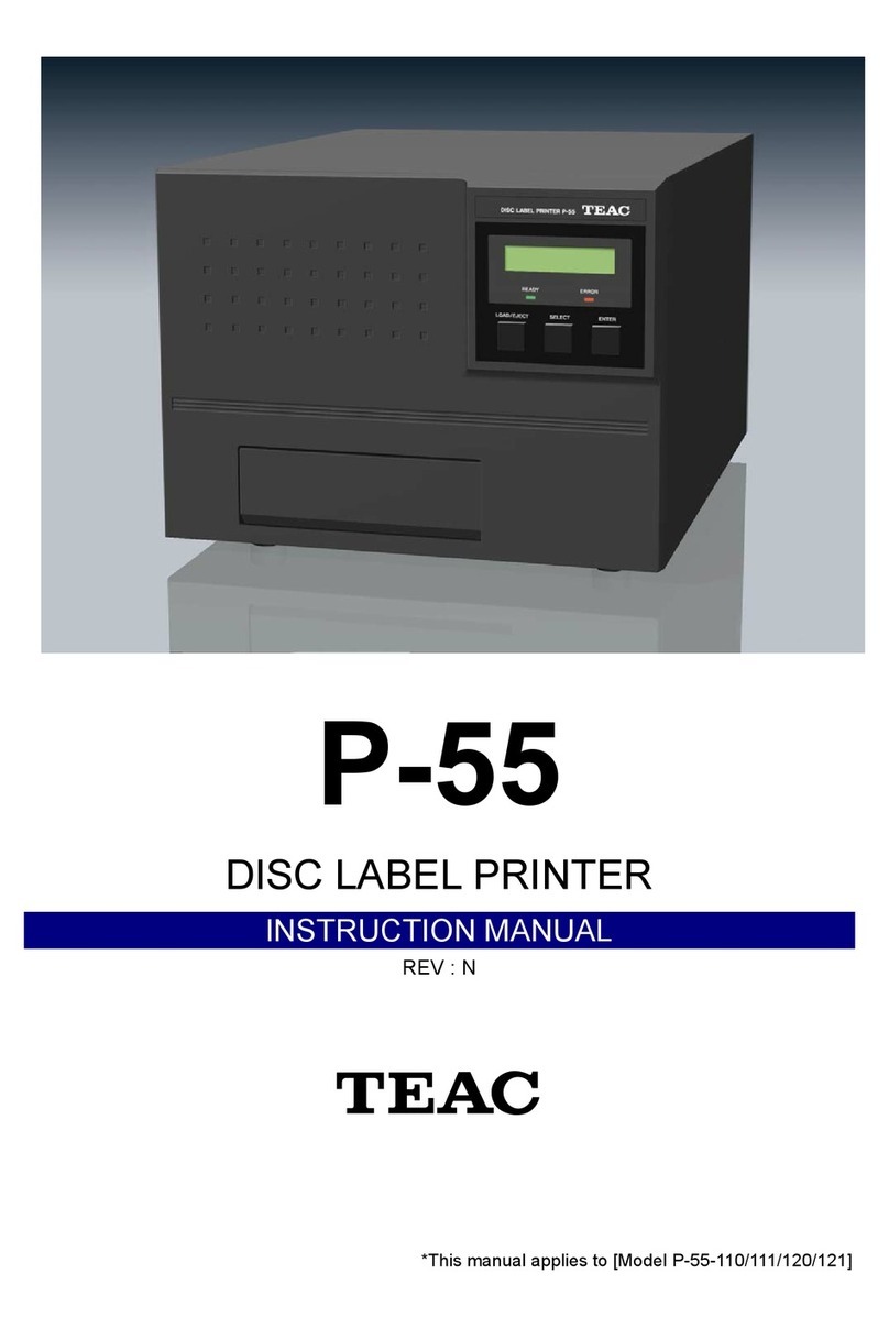 Teac P-55 AutoPrinter Manuel utilisateur