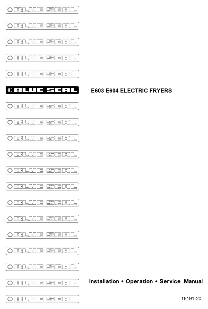 Blue Seal E603 Manuel utilisateur