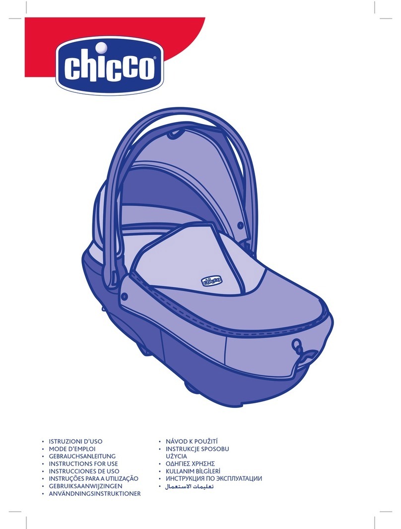 Chicco SCOOP - NACELLE Manuel utilisateur