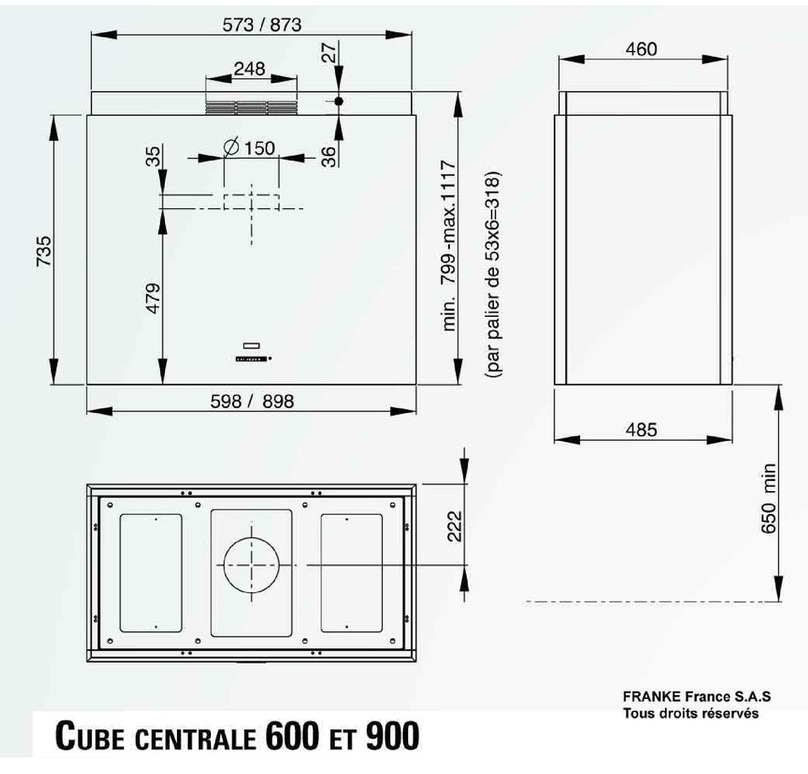 ROBLIN Cube 900 Centrale Mode d’emploi